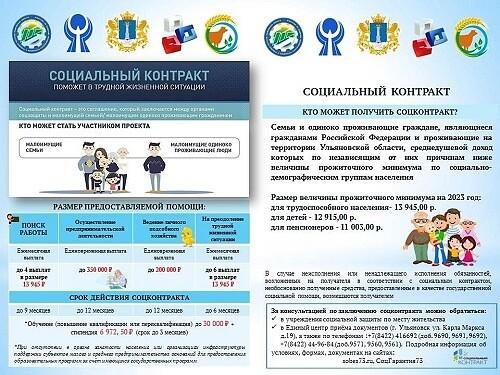 Информируем о социальном контракте.